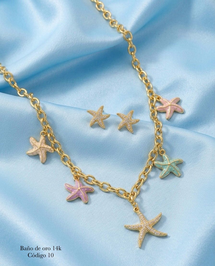 Jueguitos de baño de oro de 14k🌟